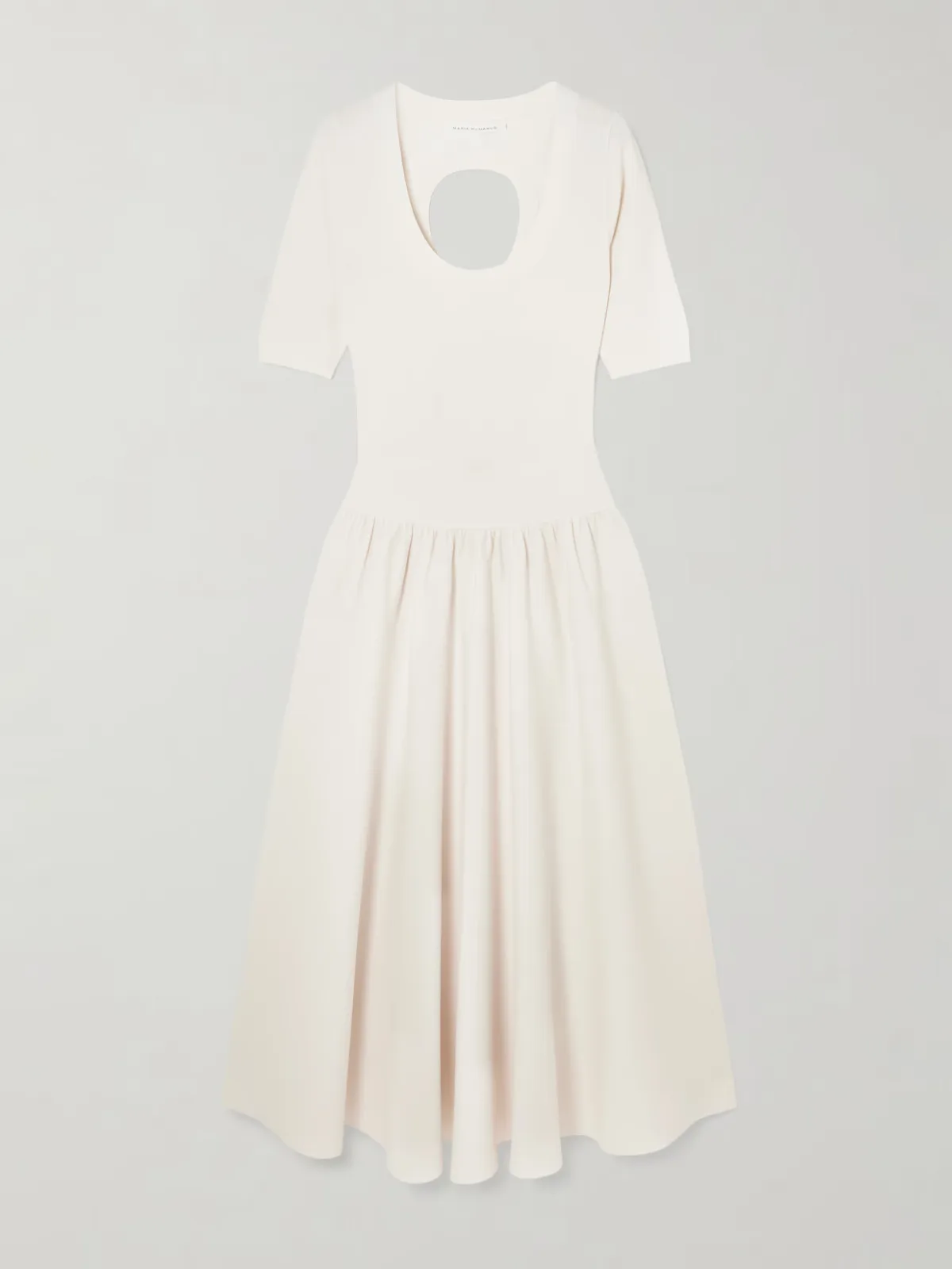 - Cutout Jersey Maxi Dress - by Maria McManus