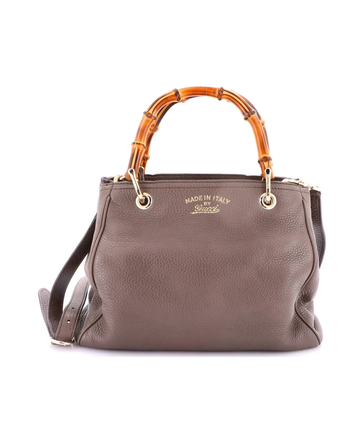 Pre-Owned Gucci Small Bamboo Shopper Tote Leather by Gucci