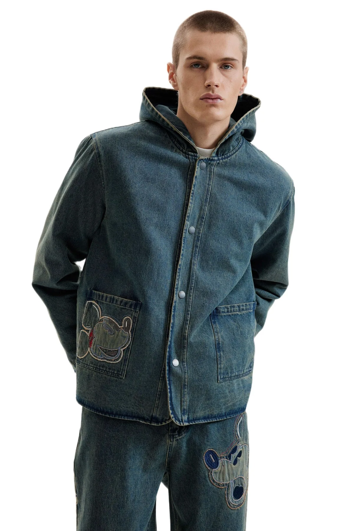 Reversible Mickey Denim Jacket by Desigual