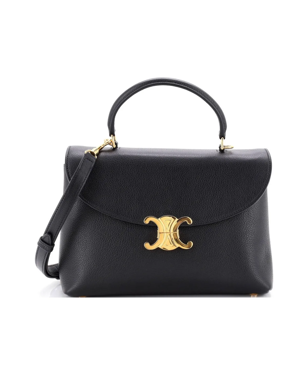 Pre-Owned Medium Nino Top Handle Bag Leather by Celine