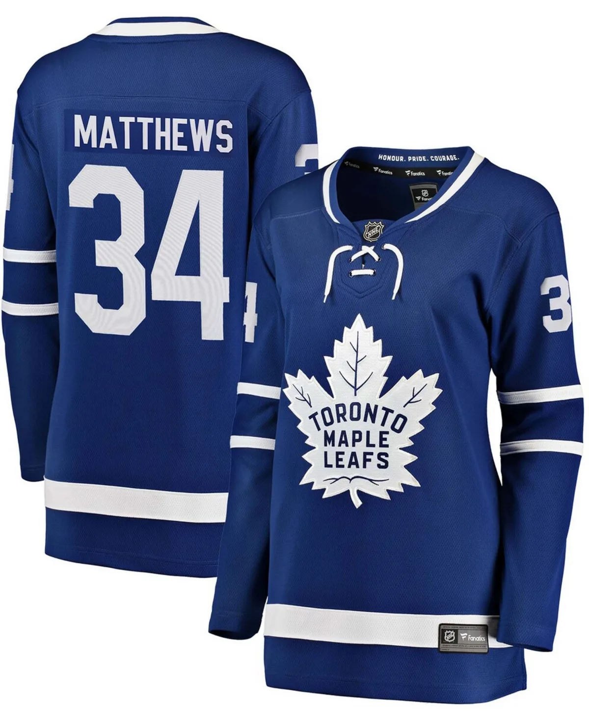 Auston Matthews Royal Home Breakaway Player Jersey by Fanatics