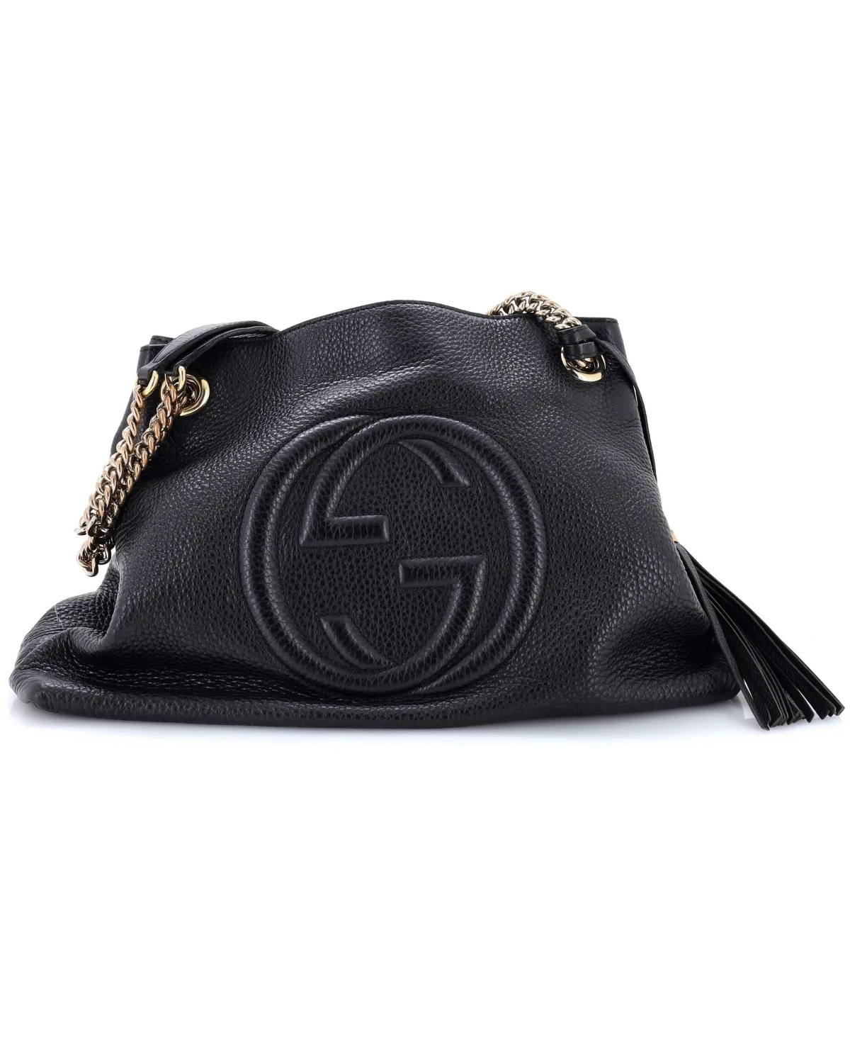 Pre-Owned Gucci Medium Soho Chain Strap Shoulder Bag Leather