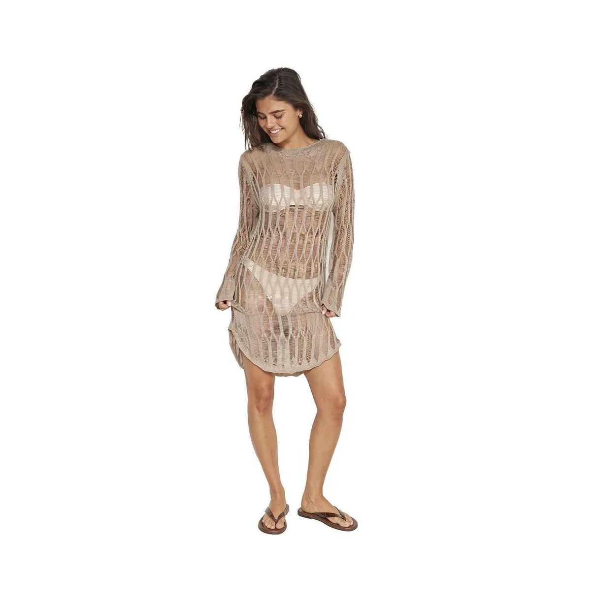 Beach Life Estelle Crochet Beach Dress Cover-Up