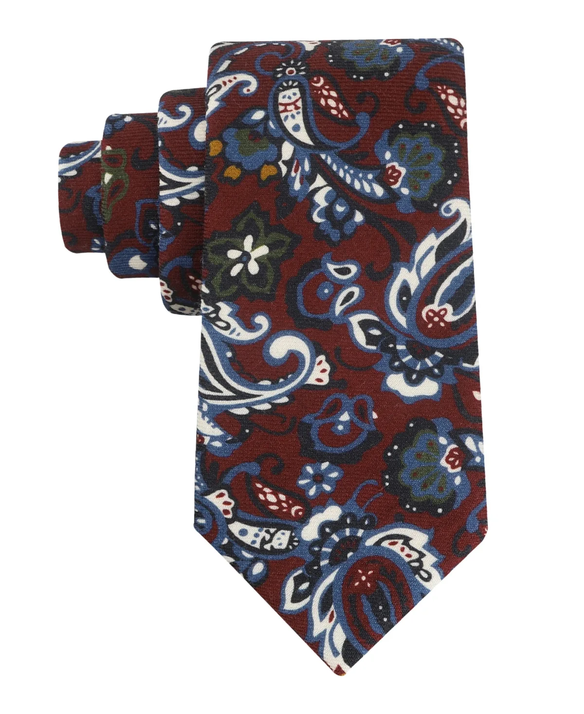 Paisley Wool Tie by Tommy Hilfiger