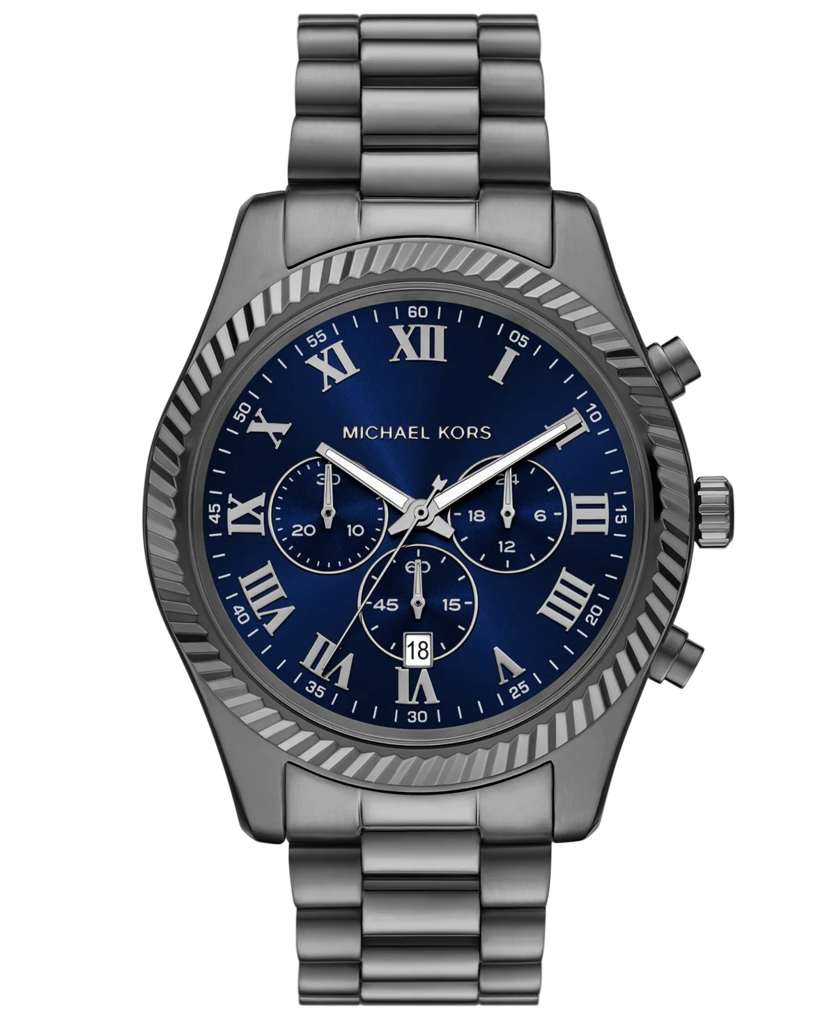 Quartz Lexington Chronograph Stainless Steel Watch 45mm