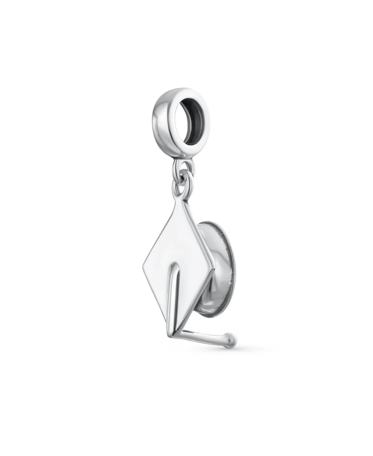 Graduation Cap Dangle Charm by Bling Jewelry
