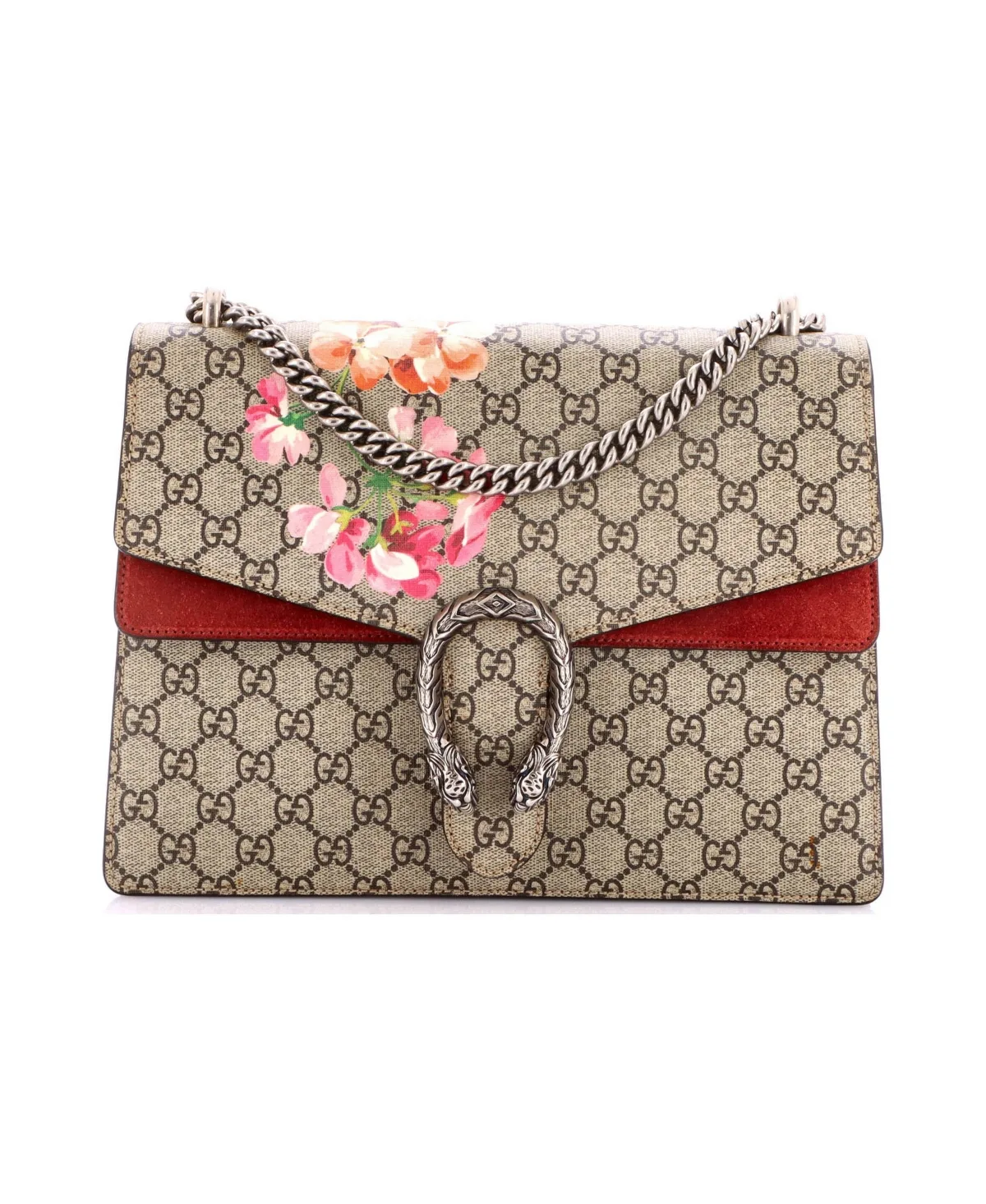 Pre-Owned Medium Dionysus Bag Blooms Print GG Coated Canvas by Gucci