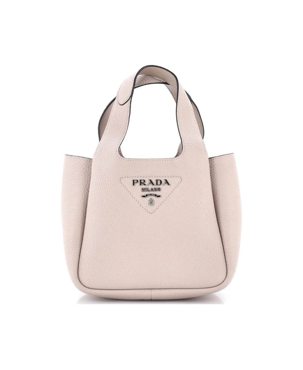 Pre-Owned Mini Flou Dynamique Open Tote Vitello Daino by Prada