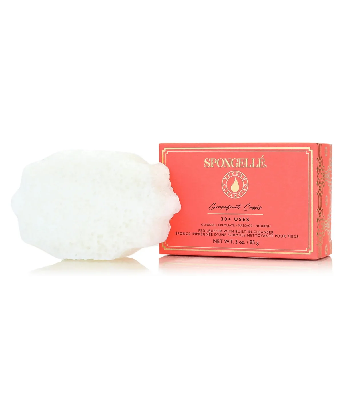 Daisy Collection Pedi Buffer Grapefruit Cassis by Spongelle