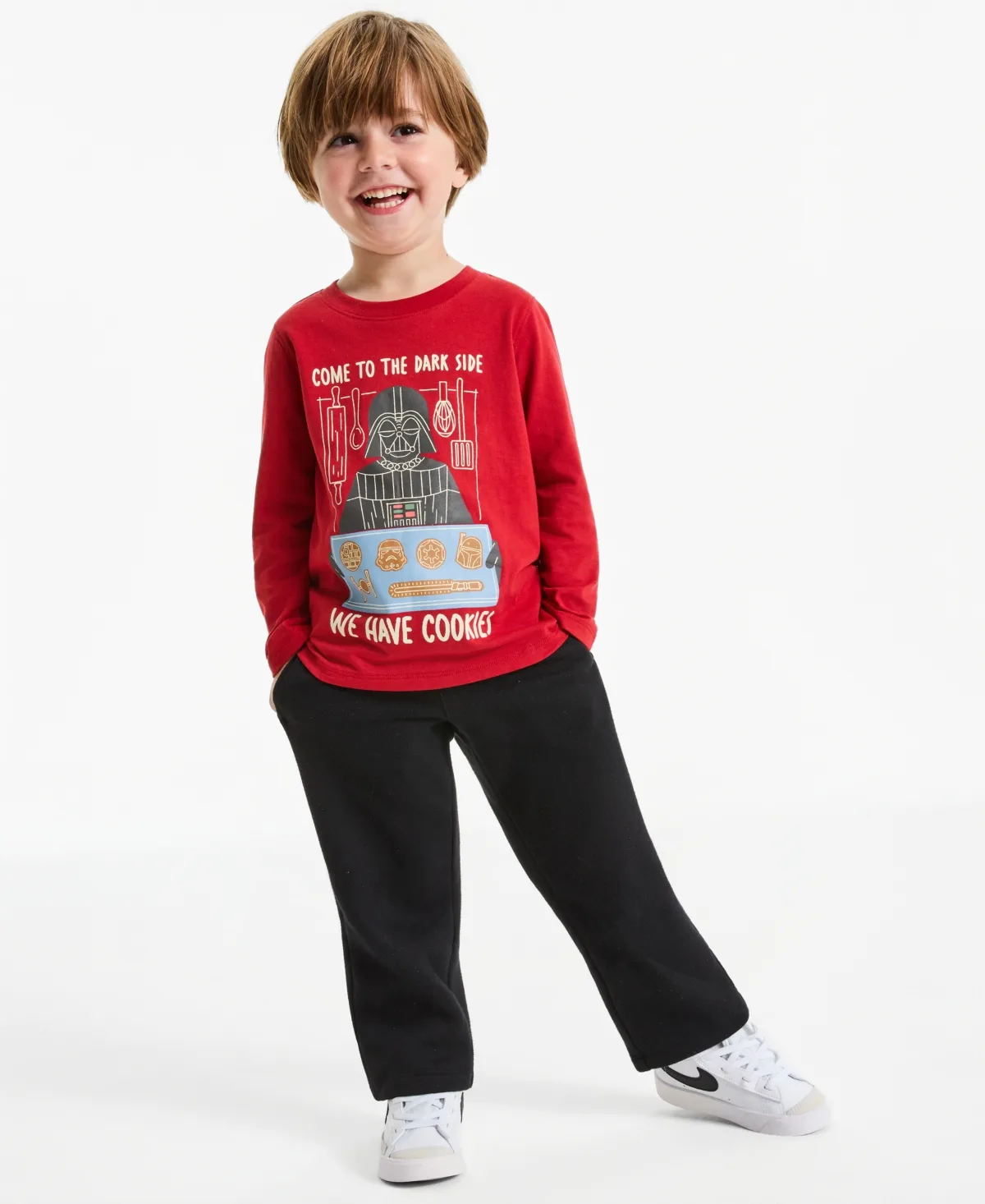 Vader Cookies Star Wars Long Sleeve T-Shirt by Epic Threads