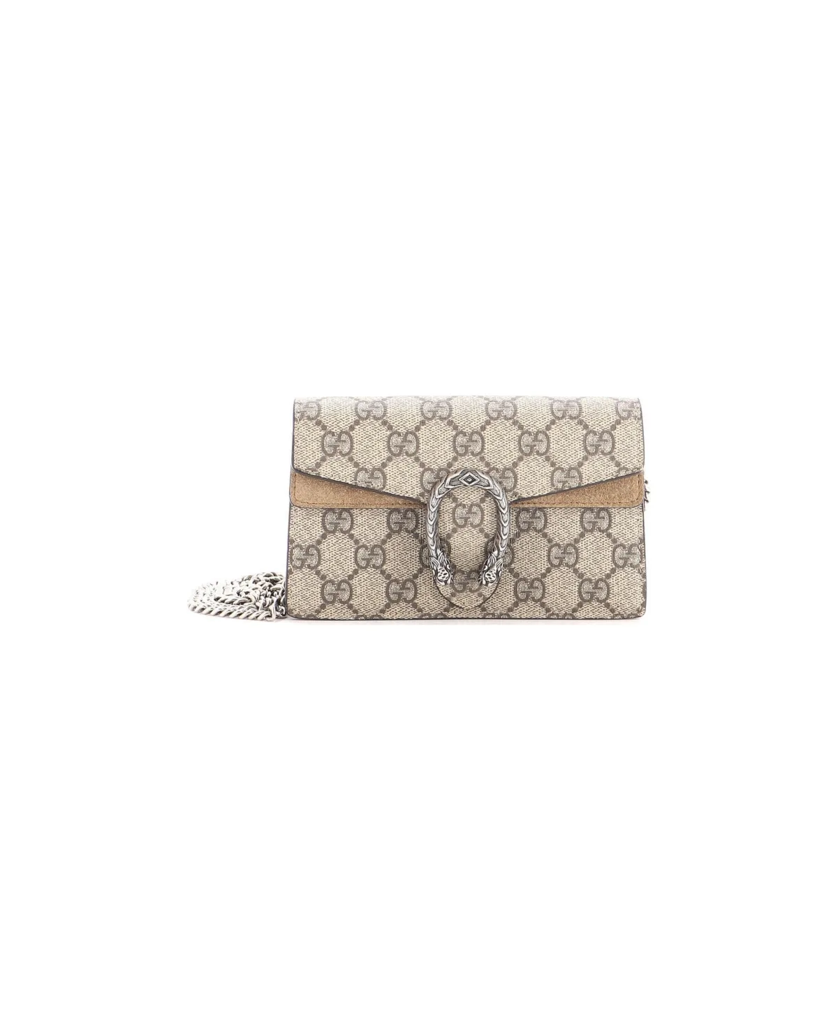 Pre-Owned Gucci Super Mini Dionysus Bag GG Coated Canvas by Gucci