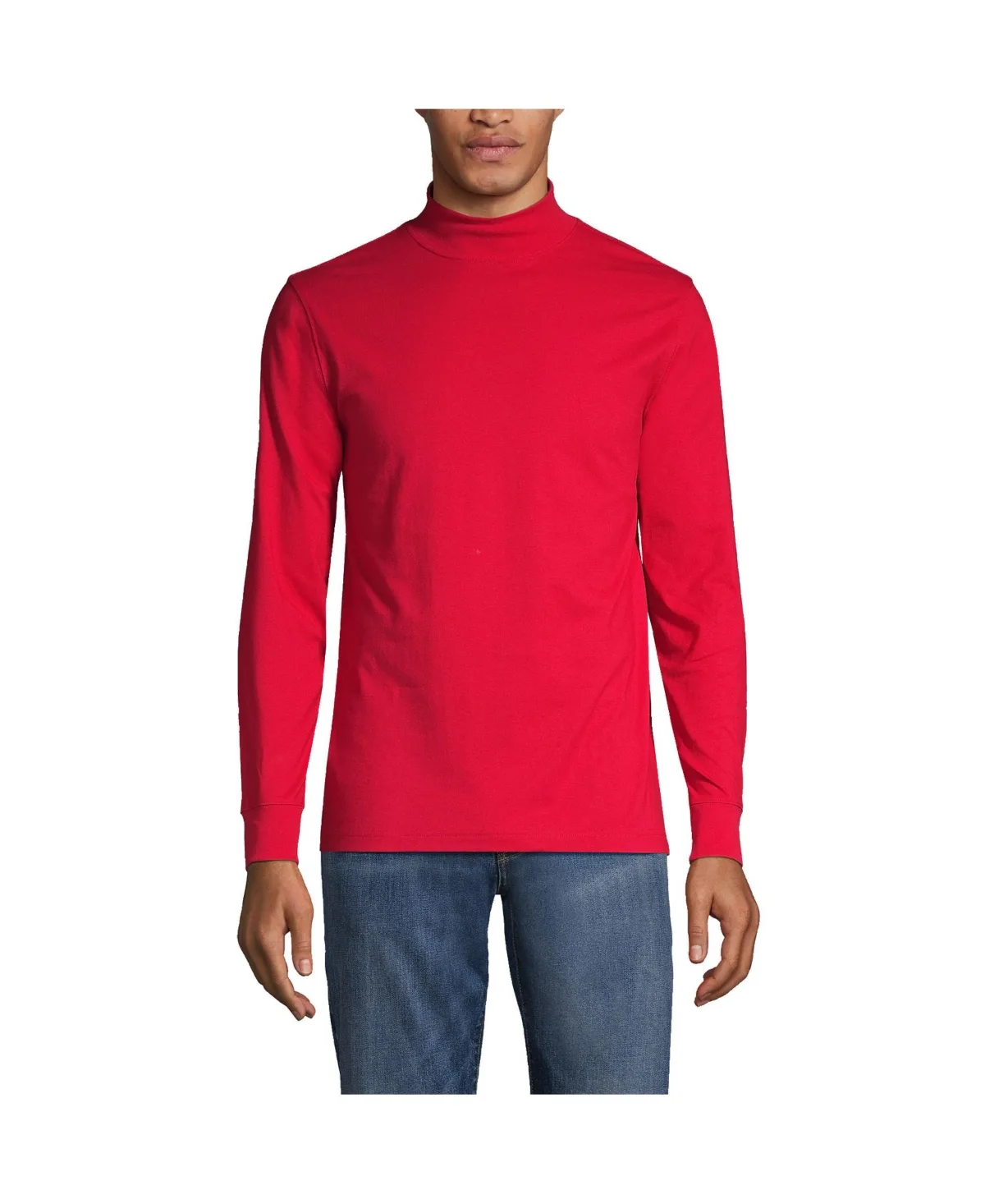 Super-T Mock Turtleneck by Lands' End