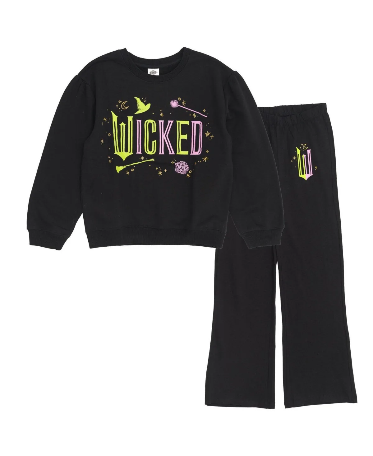 2-Piece Fleece Sweatshirt and Flare Leggings Set by Wicked