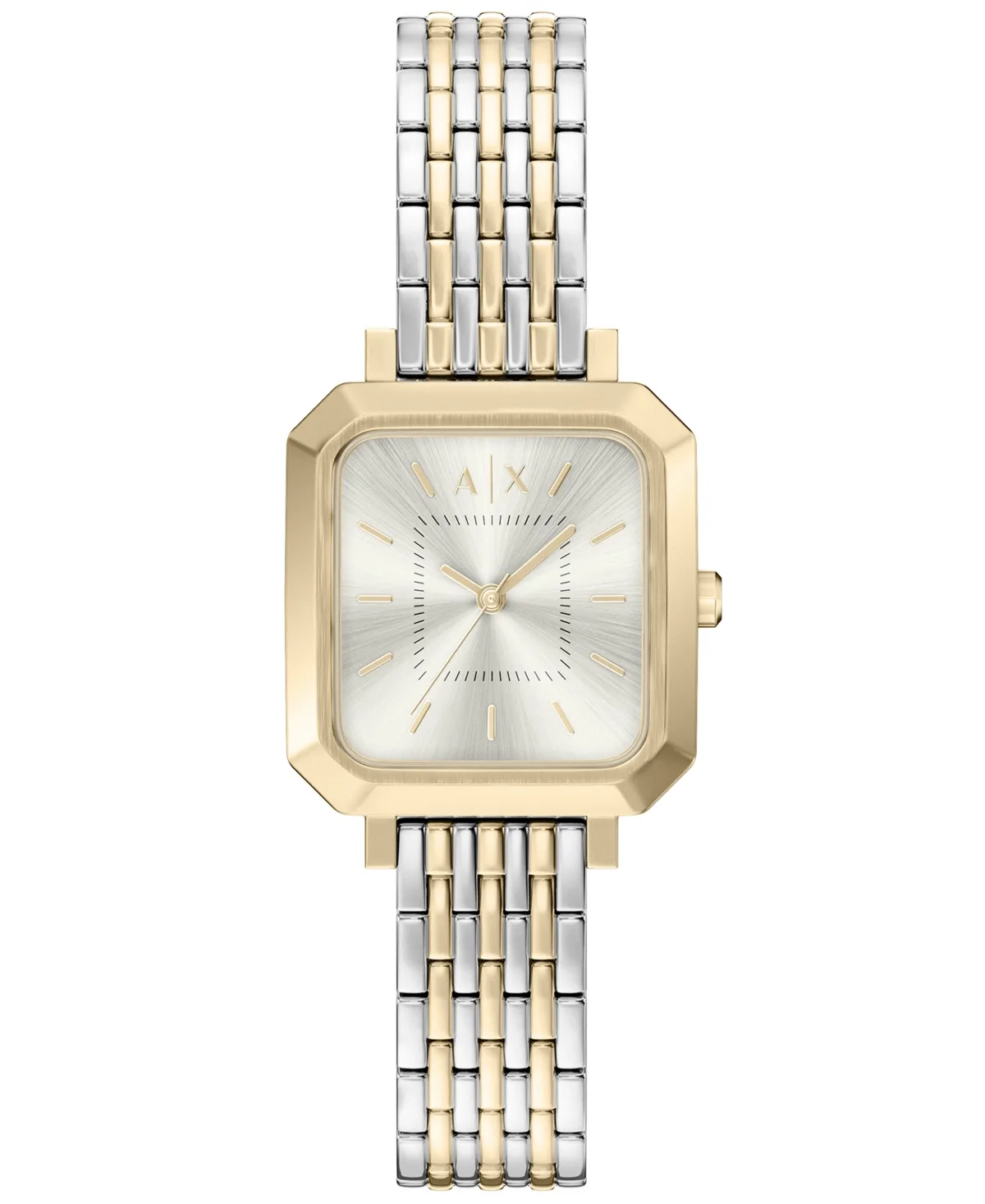 A - x Armani Exchange Three-Hand Quartz Two-Tone Stainless Steel Watch 27mm by Armani
