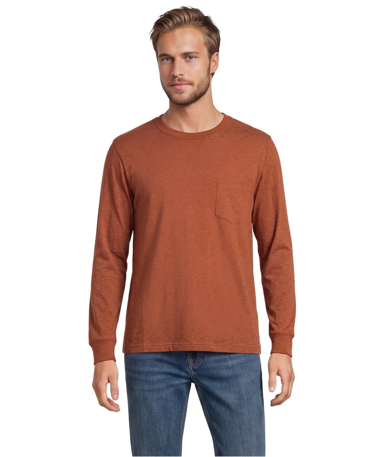 Super-T Long Sleeve T-Shirt with Pocket