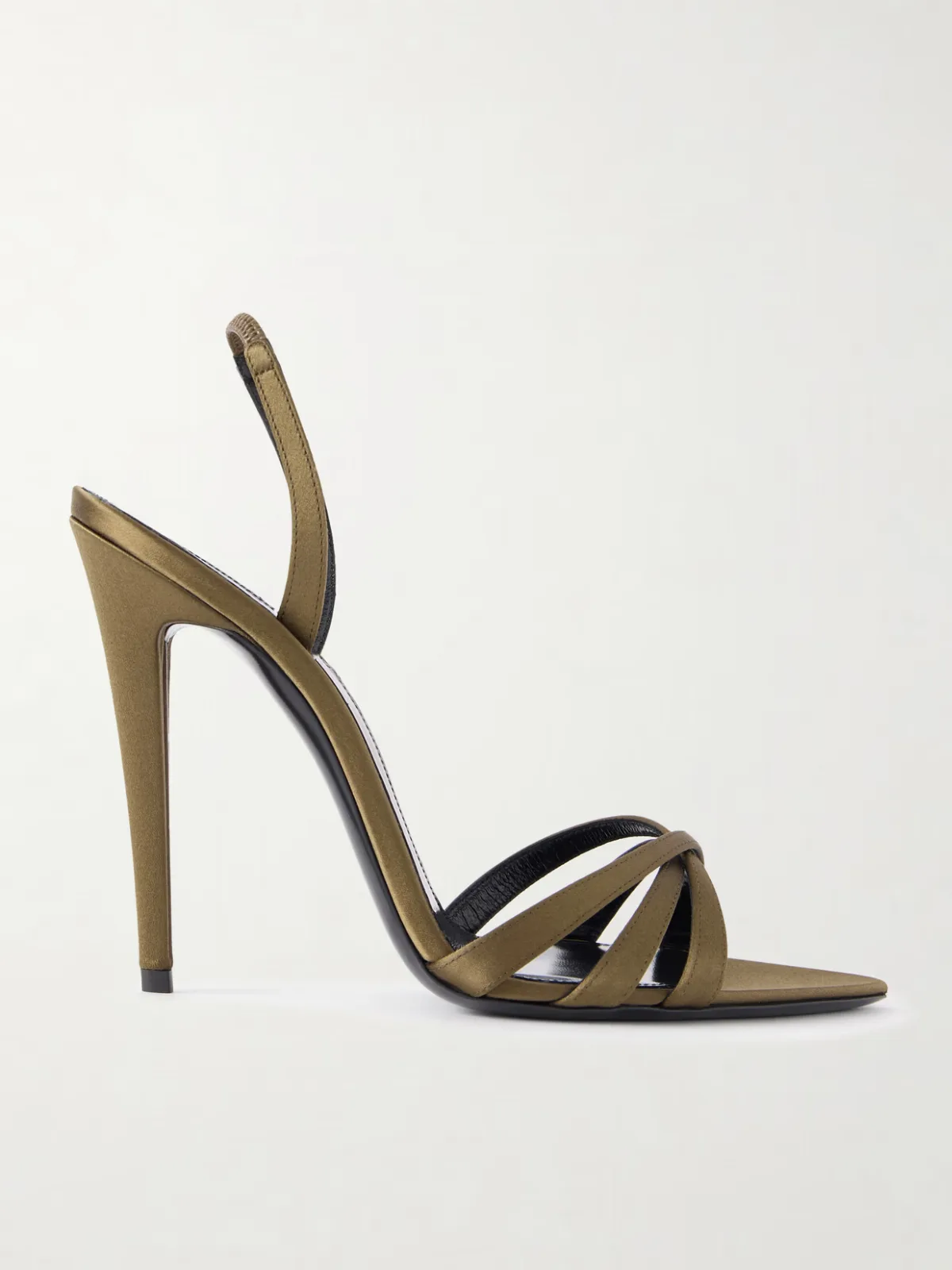- Kate Satin Slingback Sandals -