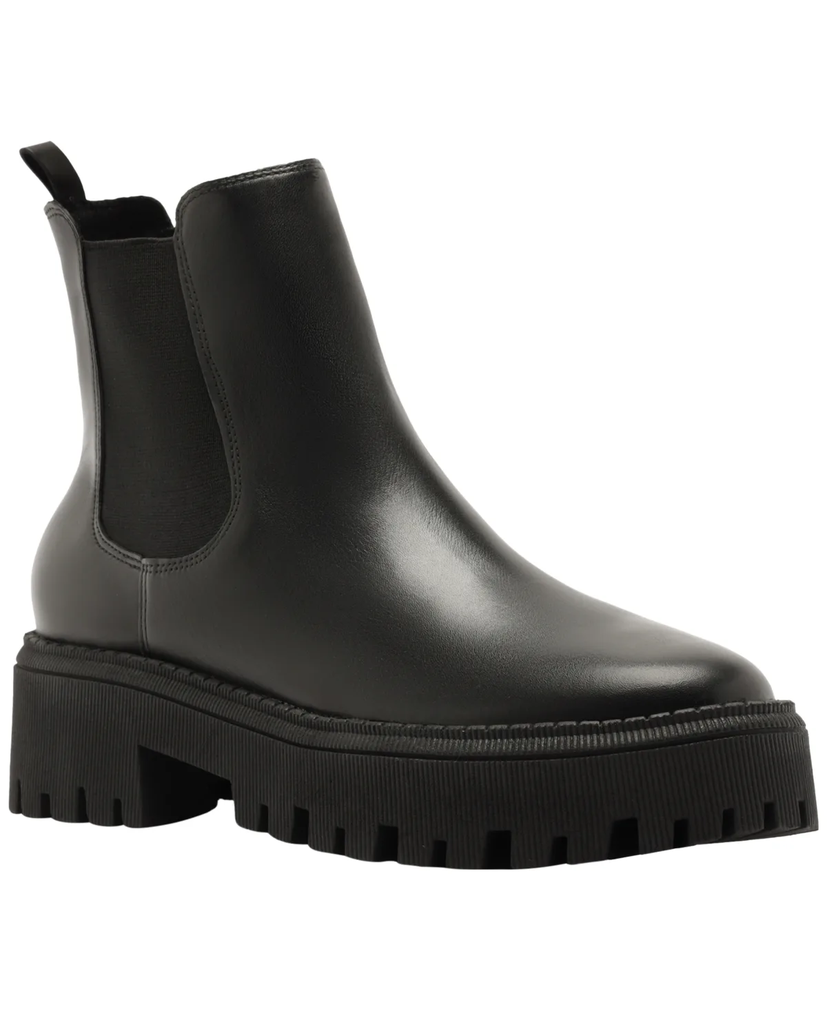Annie Low Block Lug Sole Booties