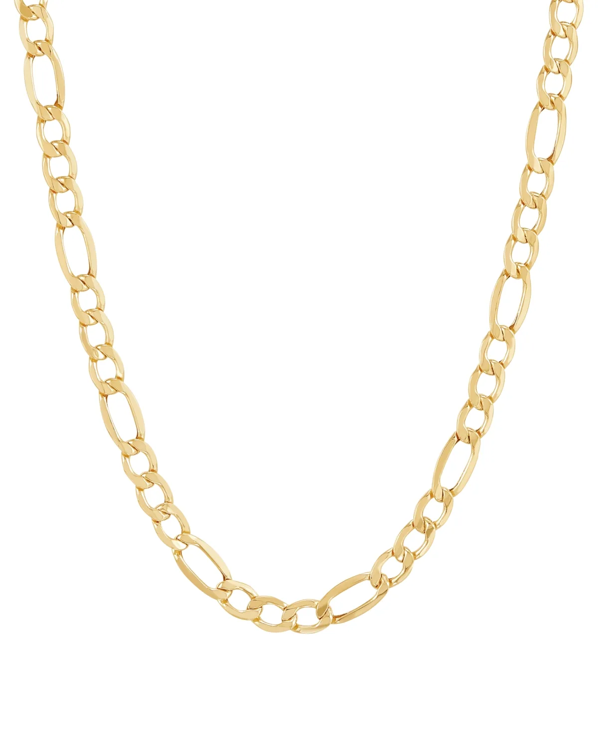 Polished Figaro Link 20 5.8mm Necklace in 10k Yellow Gold by Italian Gold