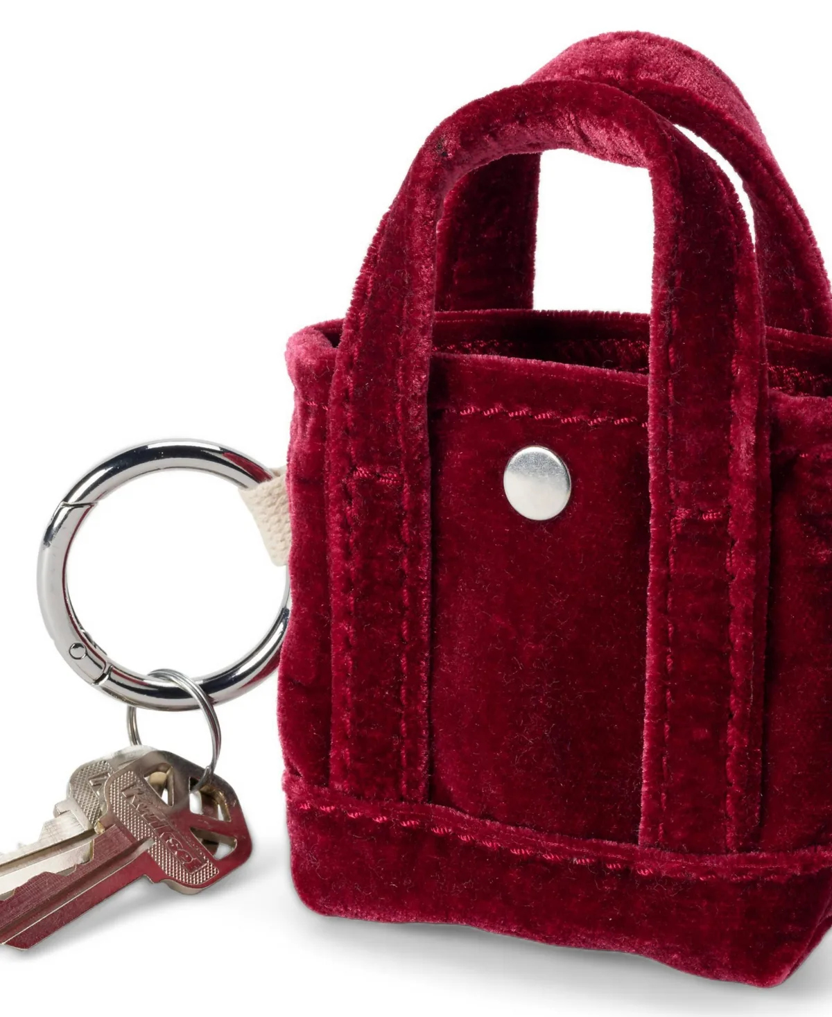 Micro Velvet Canvas Tote Charm by Lands' End