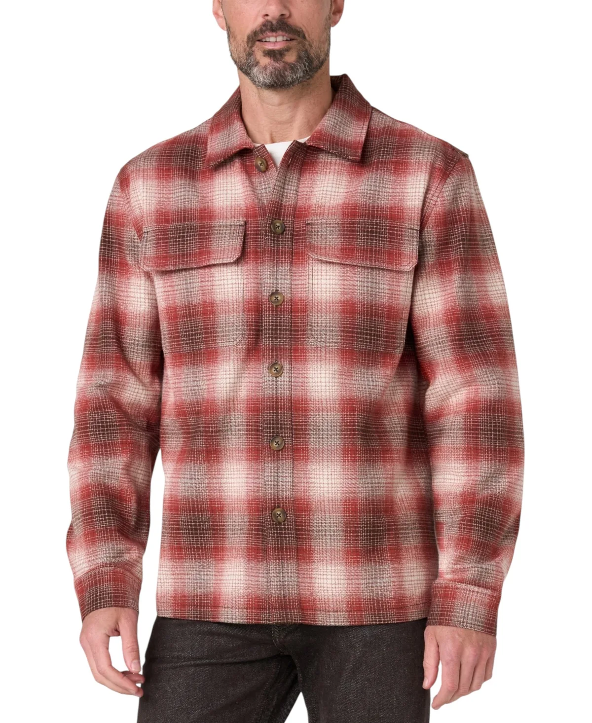 Cotton Flap Pocket Overshirt by Liverpool Los Angeles