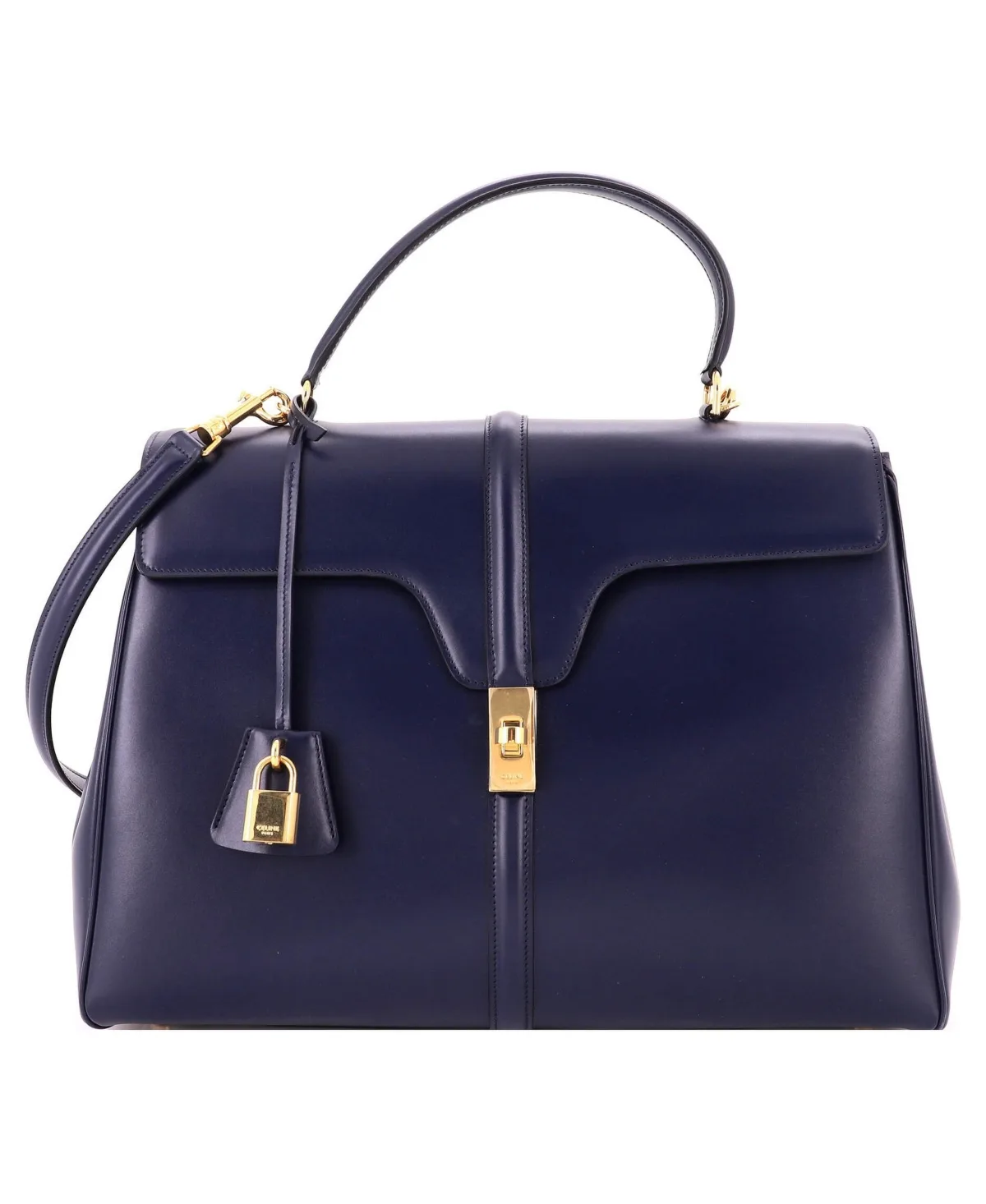 Pre-Owned Celine Large 16 Top Handle Bag Smooth Calfskin by Celine