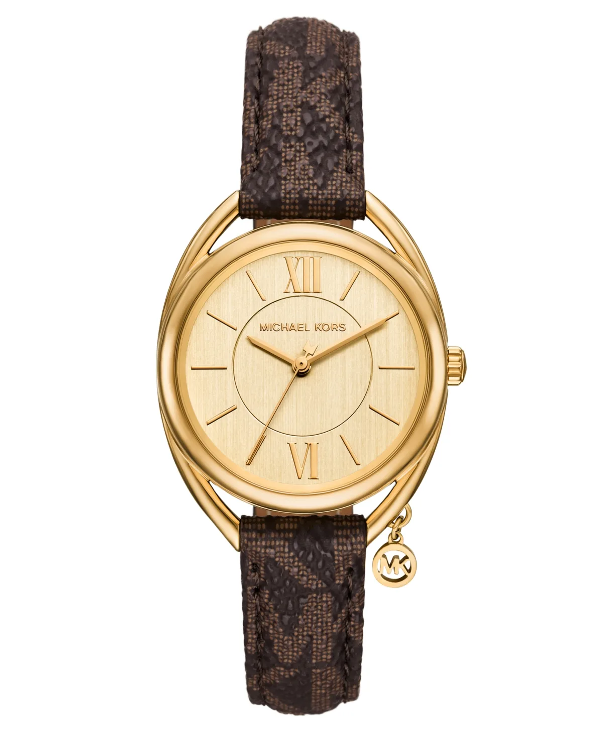 Luxury Leia Quartz Brown Leather Watch 33mm by MICHAEL Michael Kors