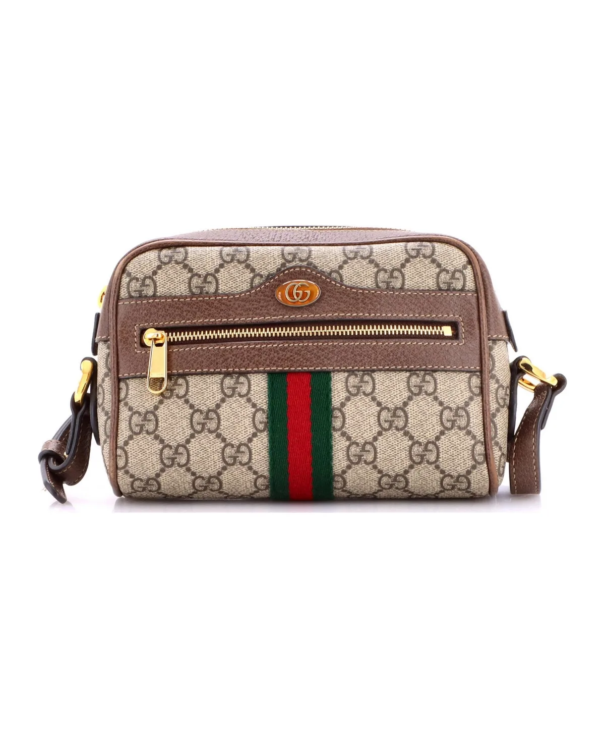 Pre-Owned Mini Ophidia Shoulder Bag Gg Coated Canvas by Gucci