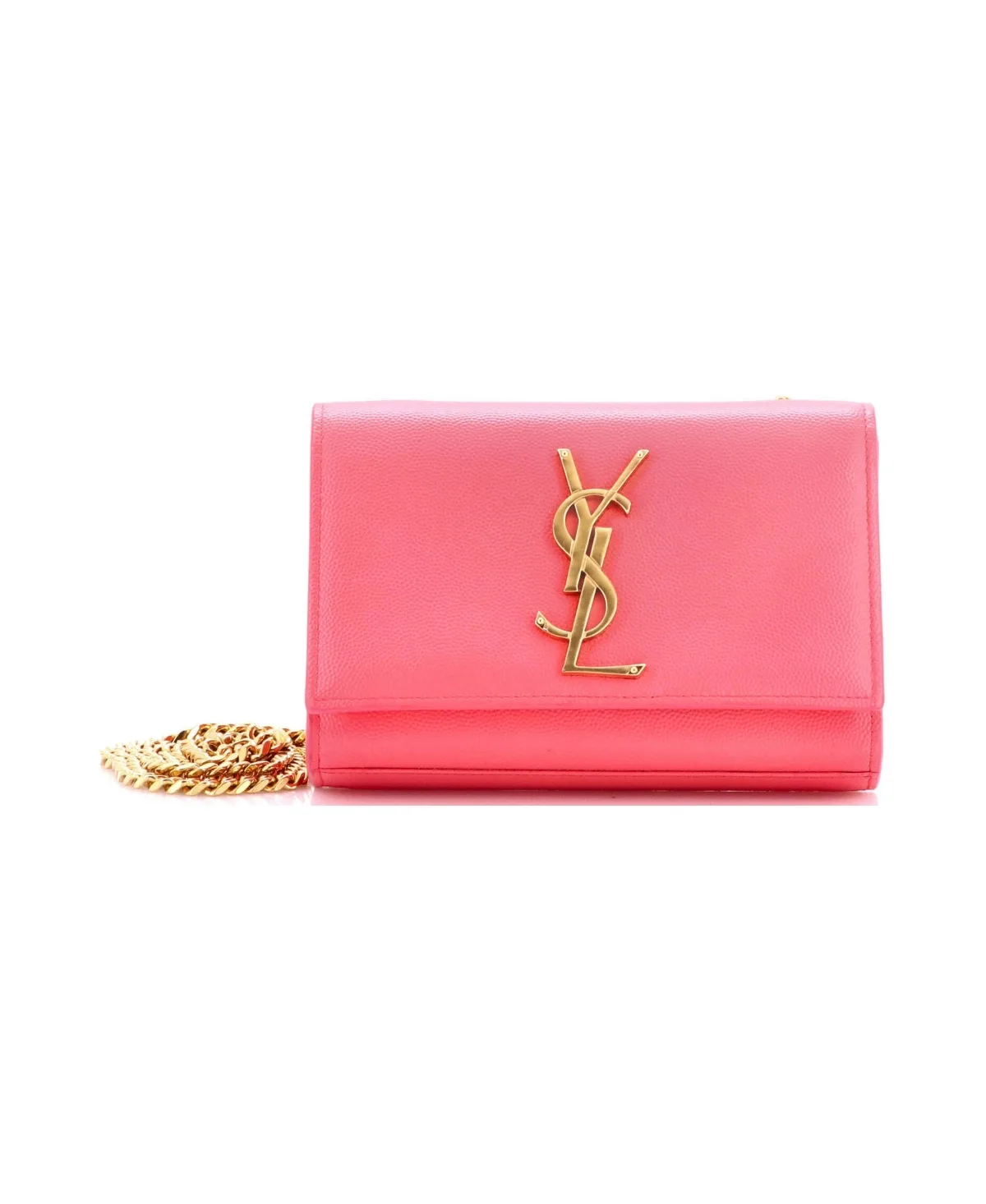 Pre-Owned Saint Laurent Small Classic Monogram Crossbody Bag Calfskin by Saint Laurent