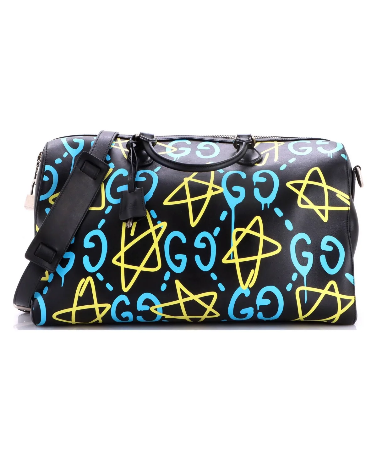 Pre-Owned Gucci Convertible Duffle Bag GucciGhost Leather by Gucci