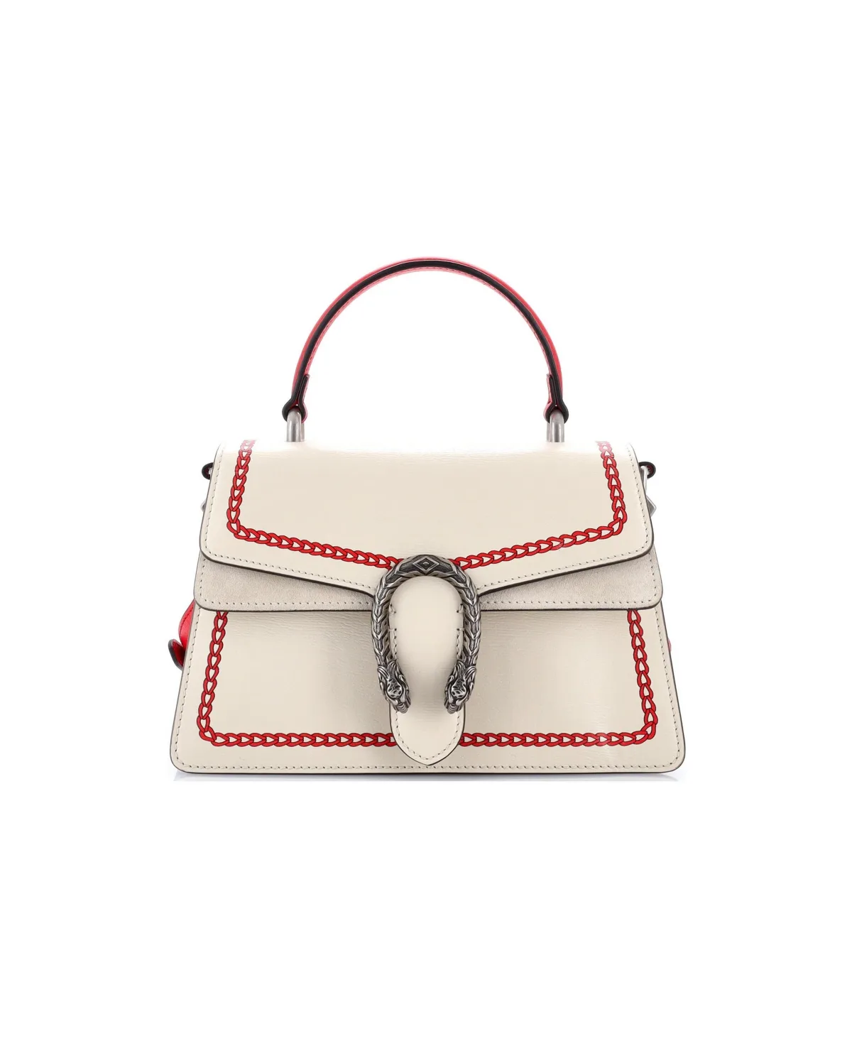 Pre-Owned Gucci Small Dionysus Top Handle Bag Gg Coated Canvas and Leather by Gucci