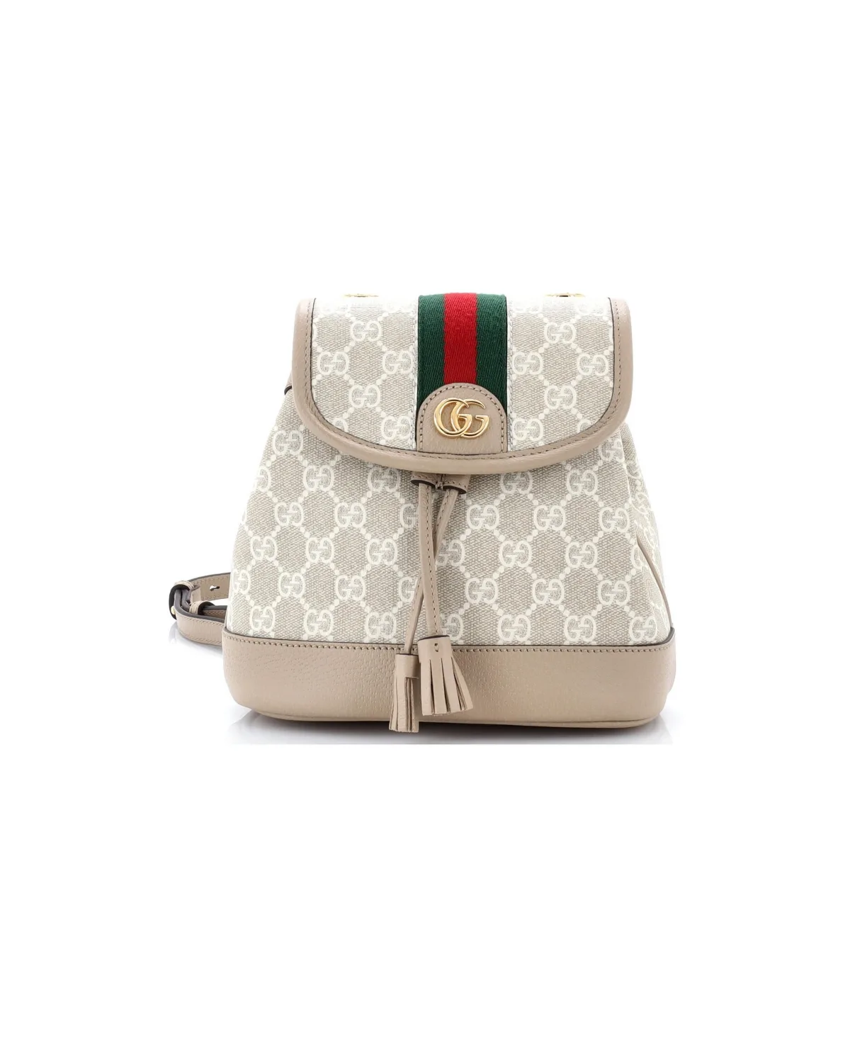 Pre-Owned Gucci Mini Ophidia Flap Backpack Gg Coated Canvas by Gucci
