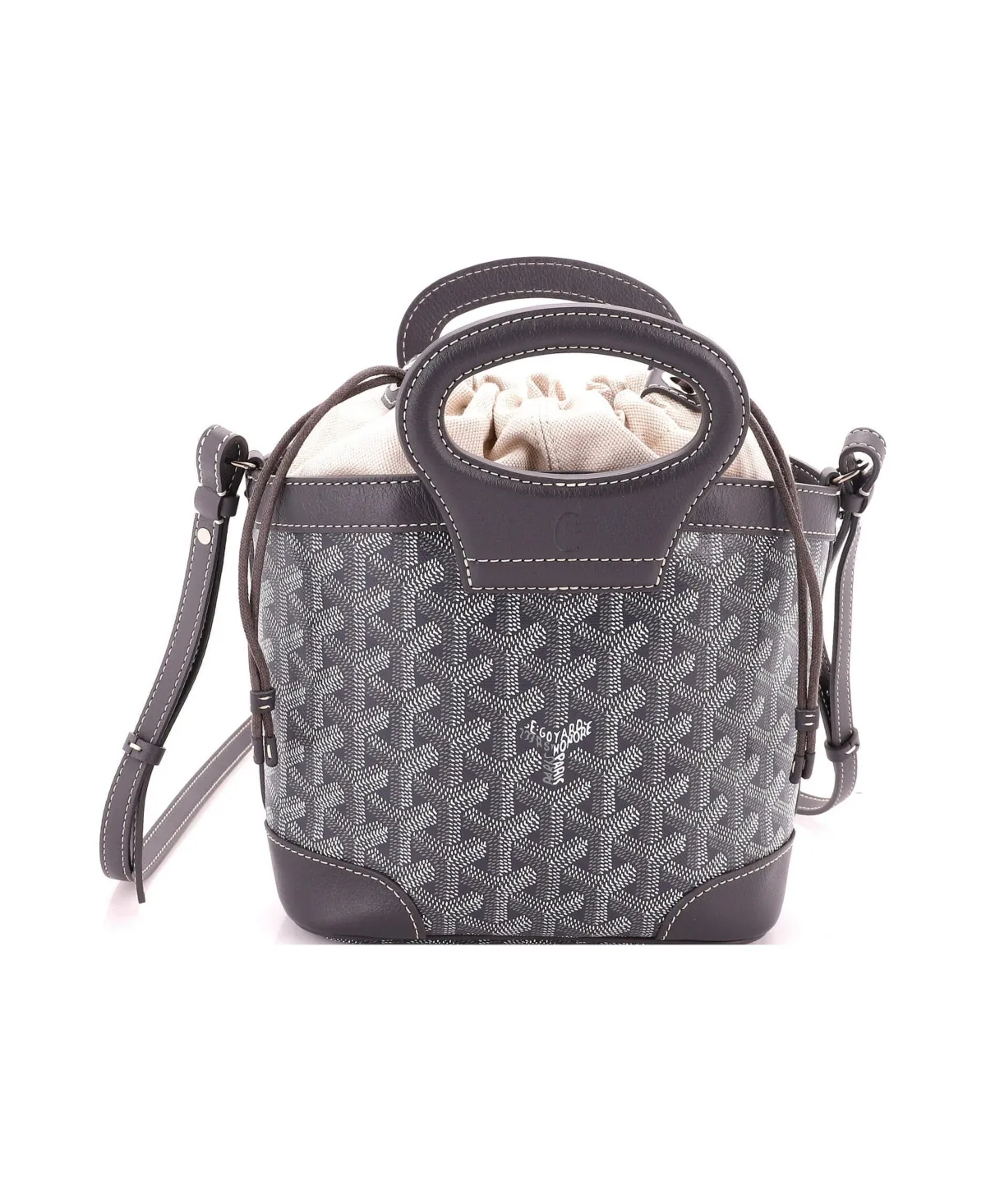 Pre-Owned Goyard Mini Beluga Bag Coated Canvas by Pre Owned Goyard