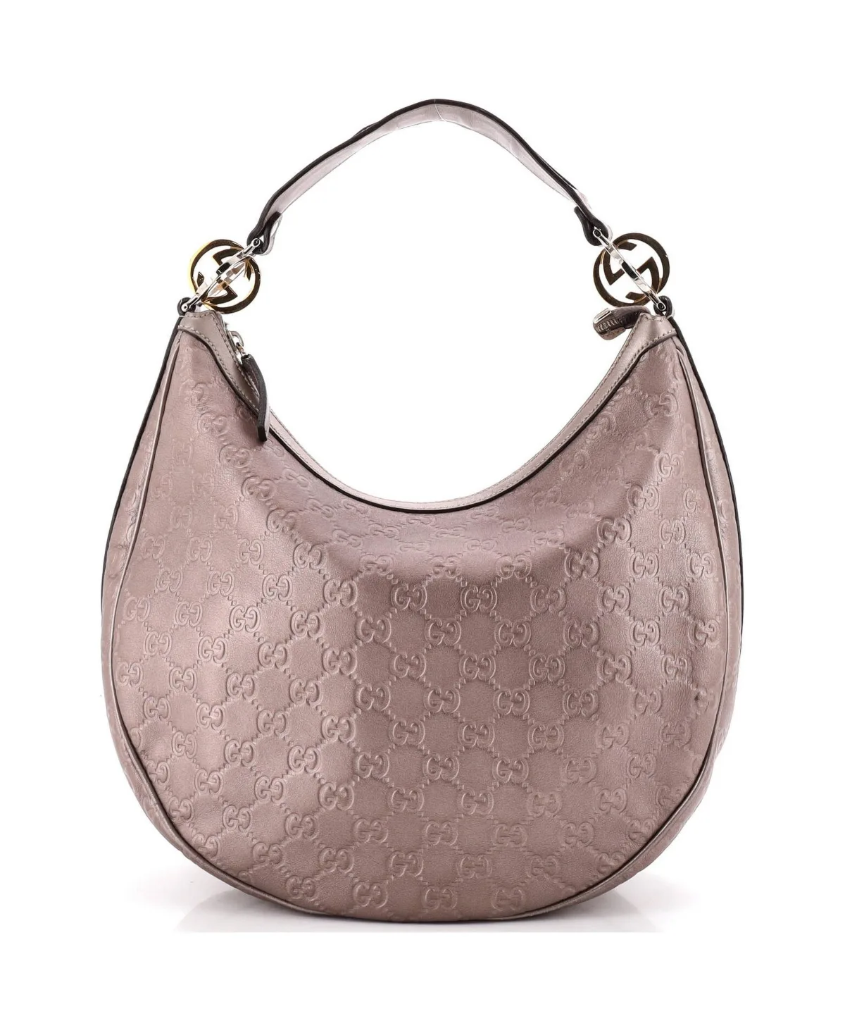 Pre-Owned Gucci Medium Twins Hobo Guccissima Leather by Gucci