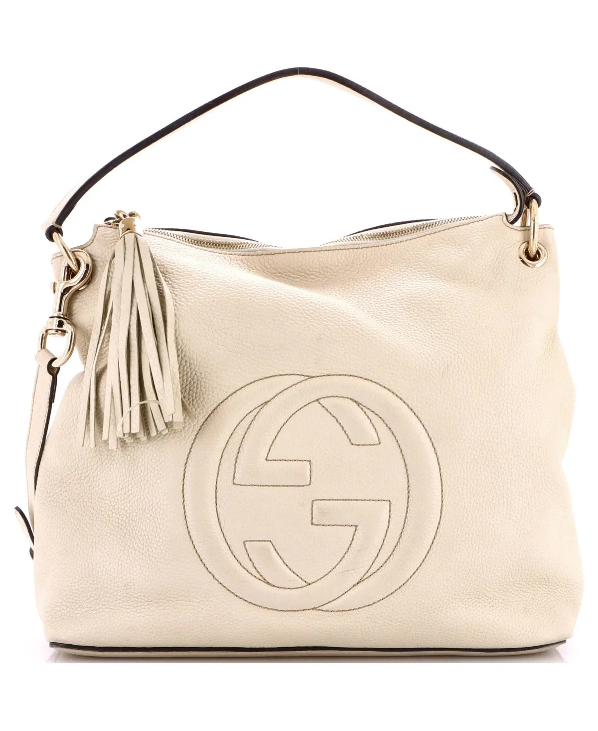 Pre-Owned Gucci Large Soho Convertible Hobo Leather by Gucci