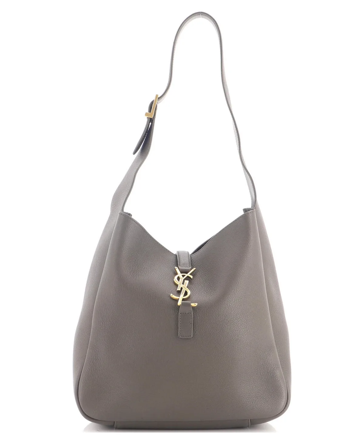 Pre-Owned Saint Laurent Small Le 5 a 7 Supple Hobo Leather by Saint Laurent
