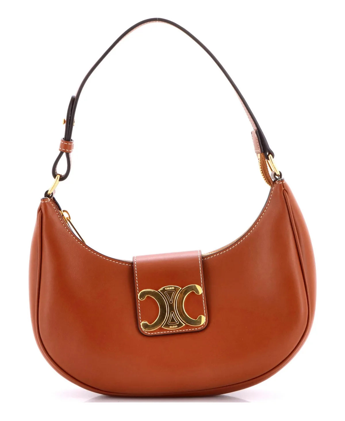 Pre-Owned Celine Ava Triomphe Bag Leather by Celine