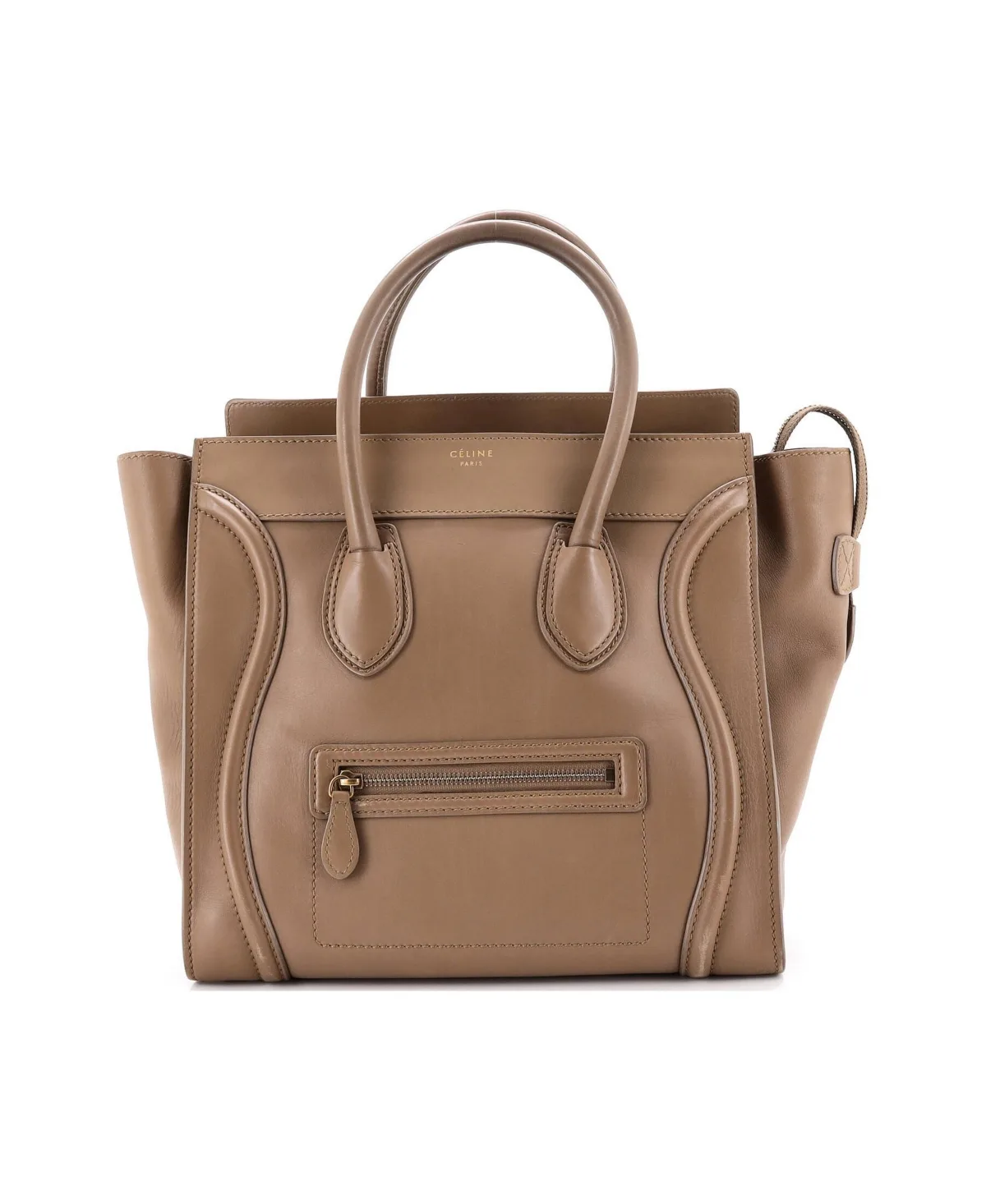 Pre-Owned Celine Mini Luggage Bag Smooth Leather by Celine