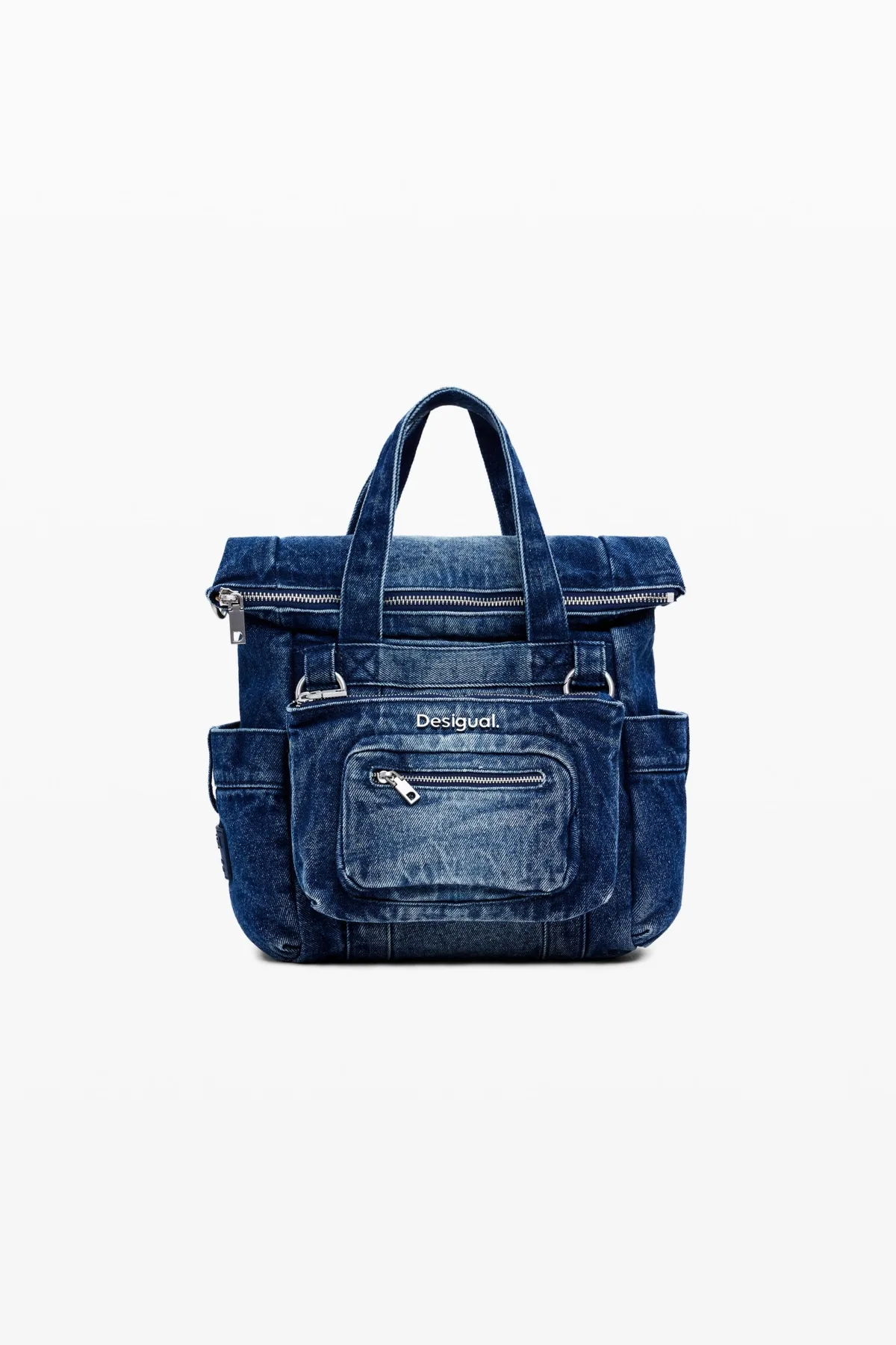 Small Voyager Denim Backpack by Desigual