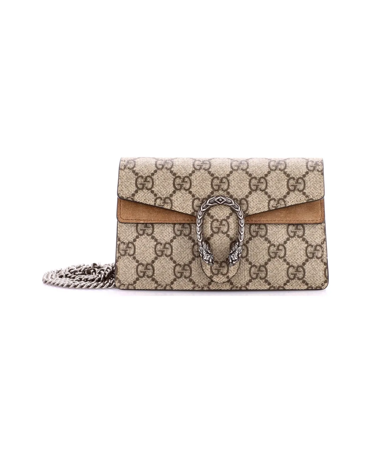 Pre-Owned Gucci Super Mini Dionysus Bag GG Coated Canvas by Gucci