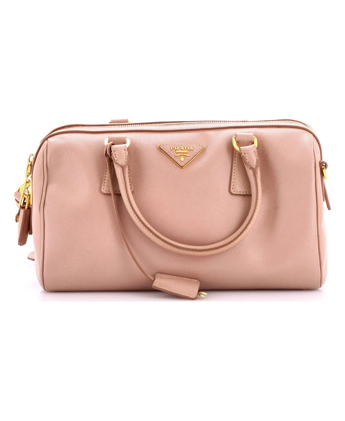 Pre-Owned Prada Medium Convertible Bowler Bag Saffiano Leather by Prada