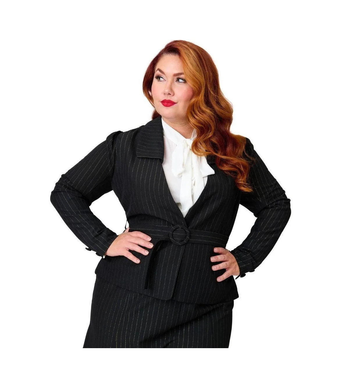 1940s Tweed Belted Jacket by Unique Vintage