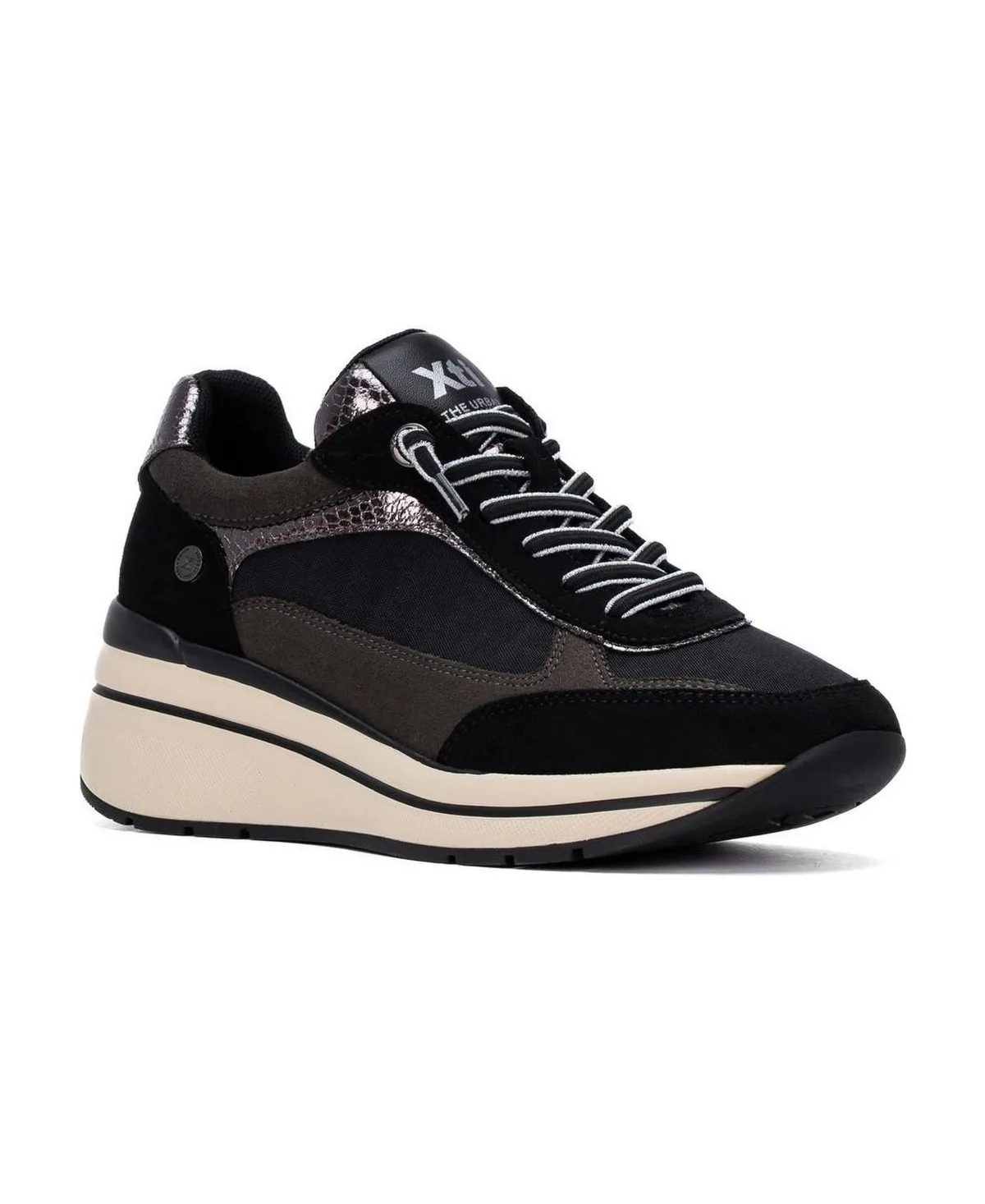 Casual Suede Wedge Sneakers by Xti