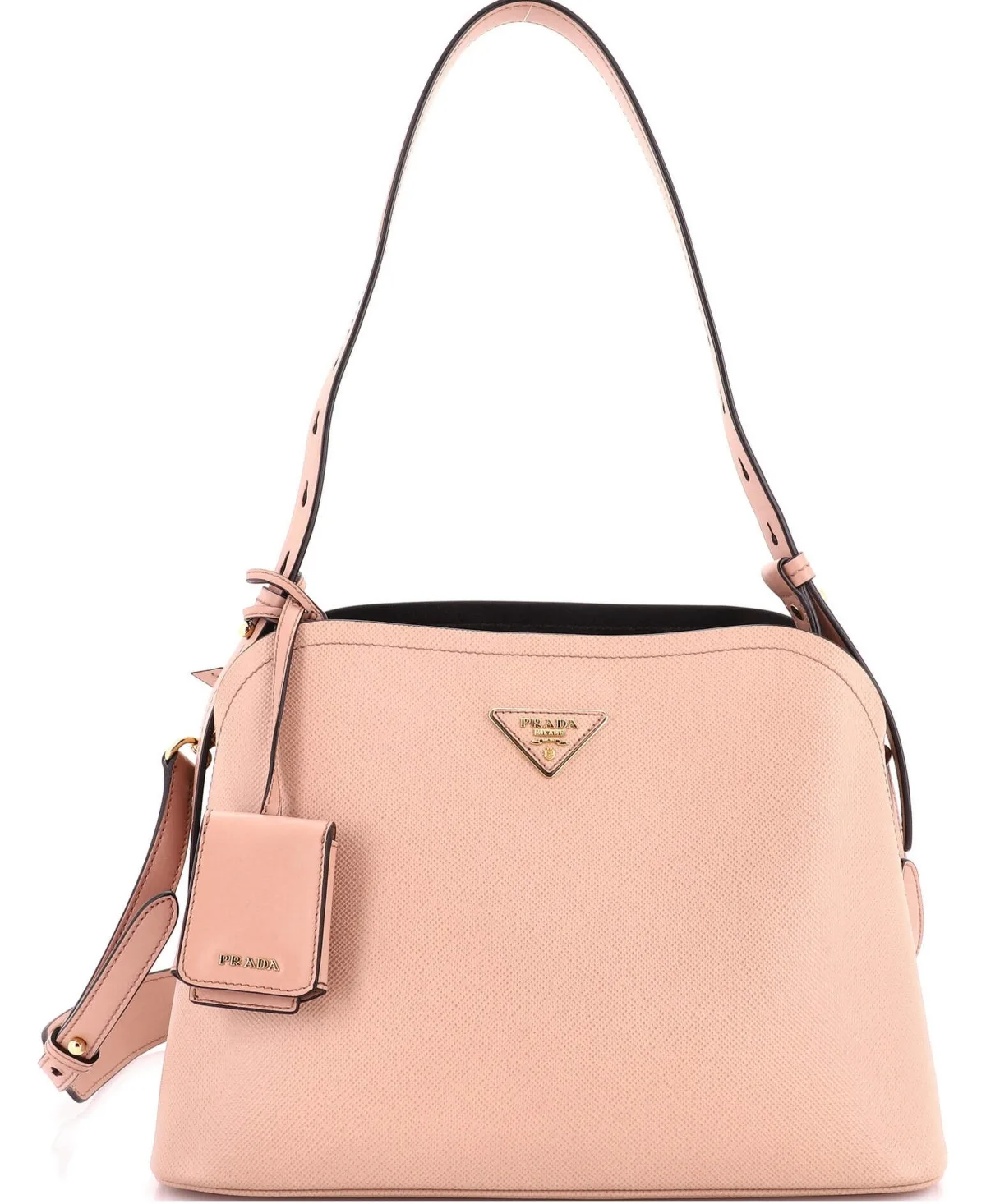 Pre-Owned Prada Small Matinee Bag Saffiano Leather by Prada