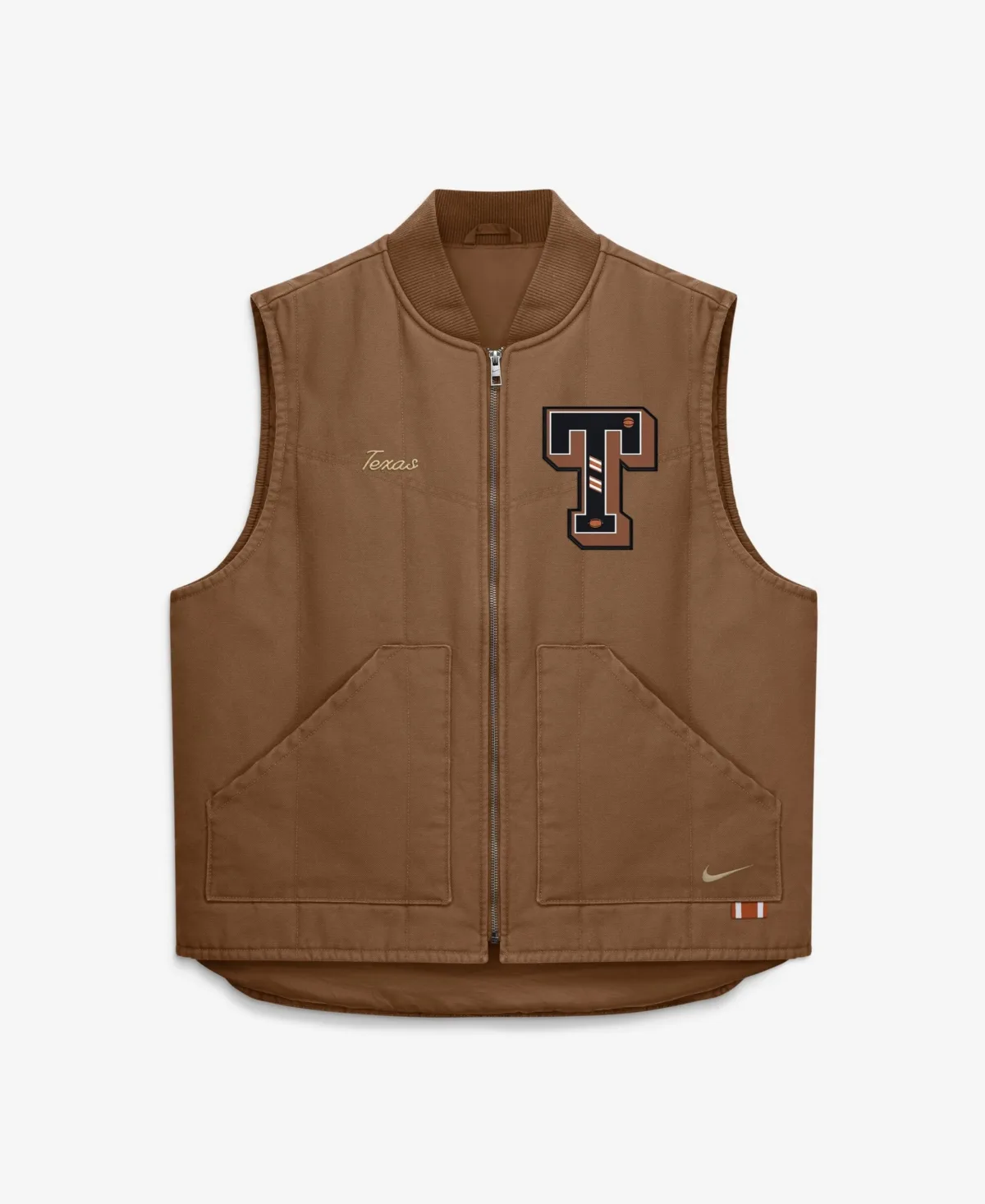 Texas Longhorns Academic Padded Full-Zip Vest by Nike