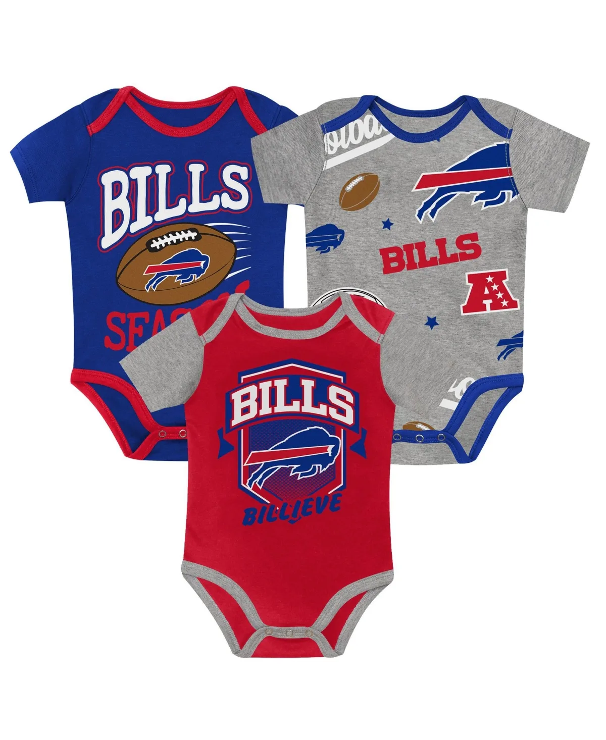 3-Piece Buffalo Bills First Round Pick Creeper by Outerstuff