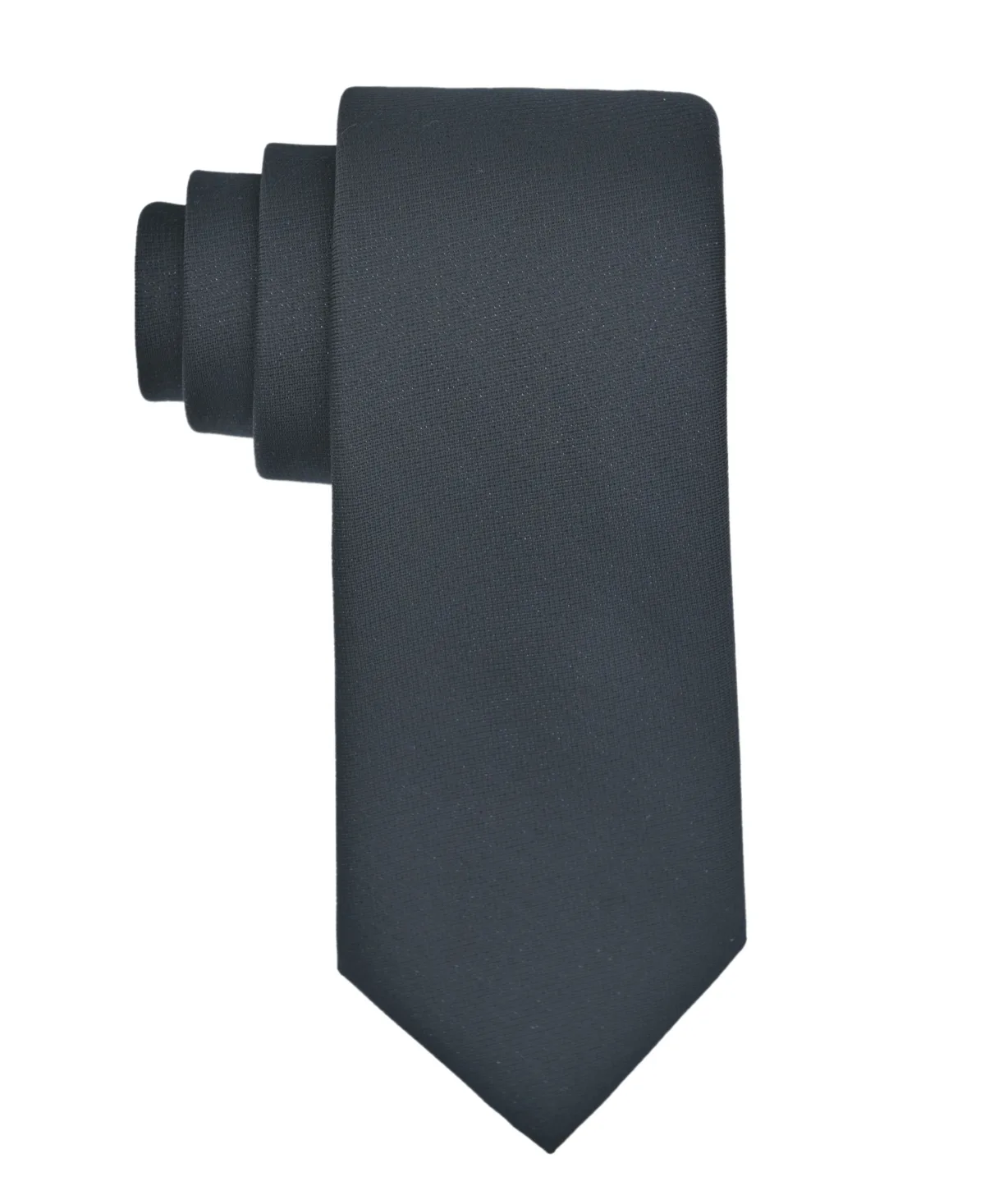 Fell Lurex Solid Slim Tie by Calvin Klein