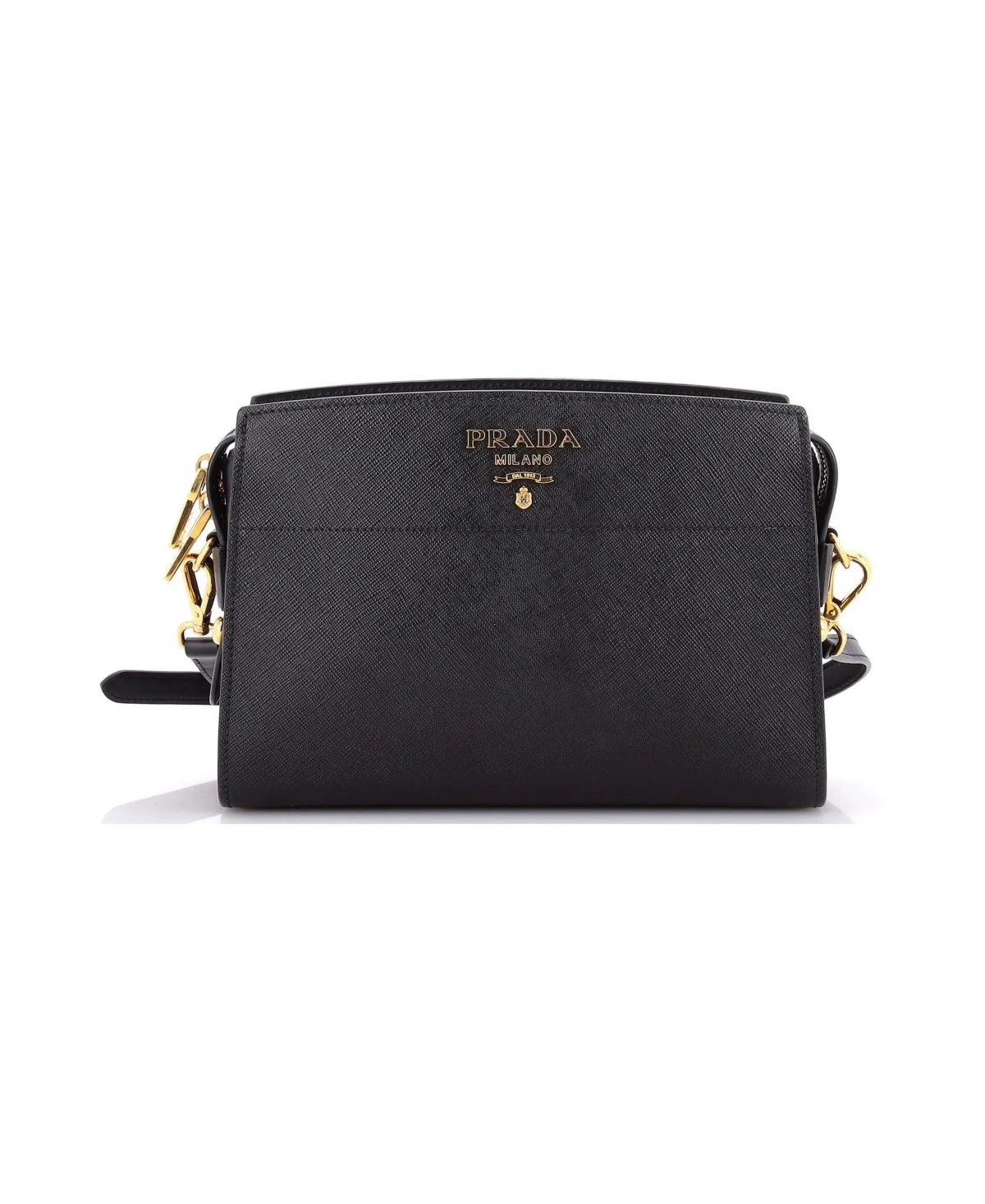 Pre-Owned Prada Bibliotheque Crossbody Saffiano Leather