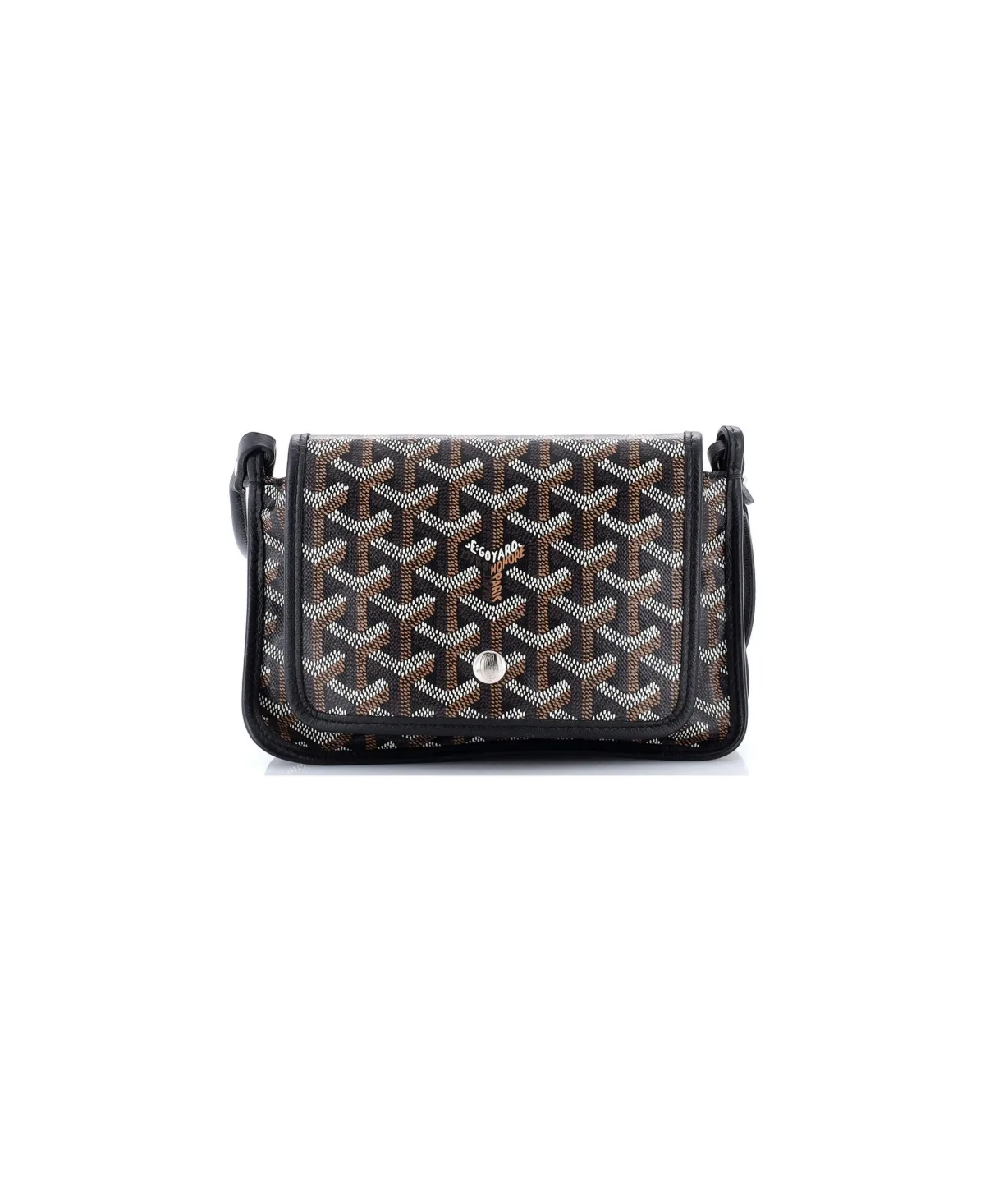 Pre-Owned Goyard Plumet Clutch Wallet Coated Canvas