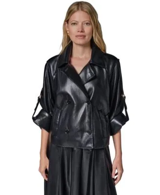 Roll Sleeve Short Jacket by Donna Karan New York