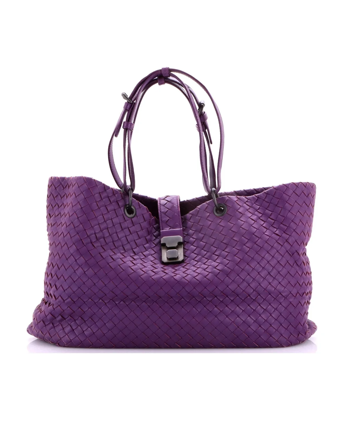Pre-Owned Bottega Veneta Medium Capri Tote Intrecciato Nappa